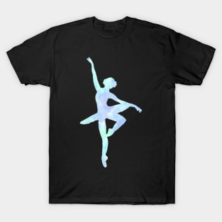 Blue/Green Ballerina T-Shirt